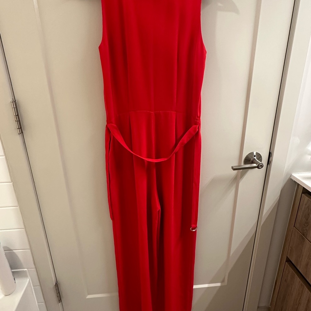 Elegant Red Jumpsuit